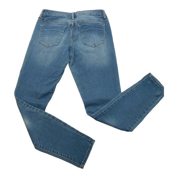 Mossimo Mid-Rise Denim Legging Jeans Medium Wash Size 27 - Picture 3 of 7